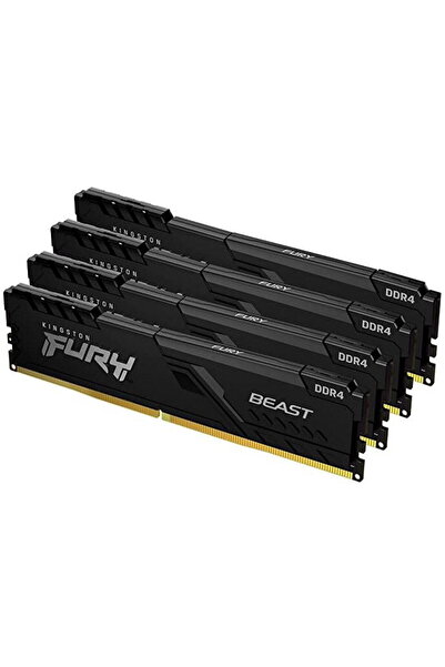 Kingston Memorie RAM FURY Beast 64GB DDR5 6000MHz CL40 Quad Channel Kit