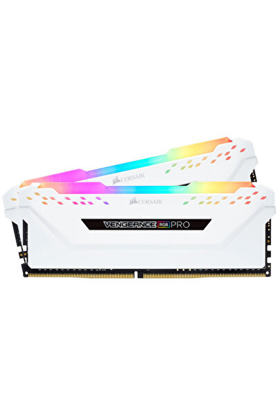 Corsair Μνήμες RAM Vengeance RGB PRO Λευκό 16GB DDR4 3600MHz CL18 Κιτ Διπλού ...