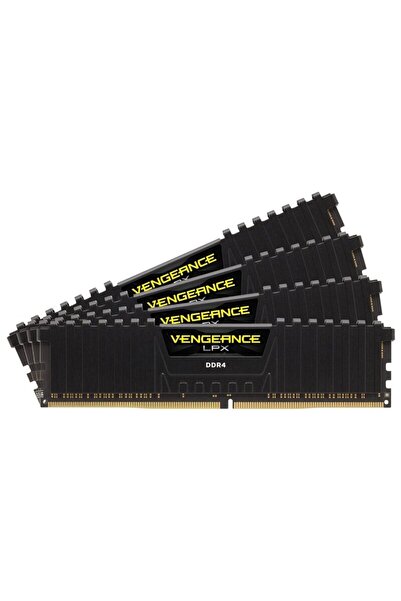 Corsair Memorie RAM Vengeance LPX Black 64GB DDR4 3200MHz CL16 Quad Channel Kit