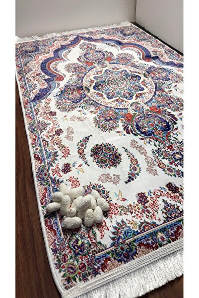 Dervişan İpekçilik %100 Saf İpek Seccade 70x120 cm | Kalın Dokuma | Lüks Desenli