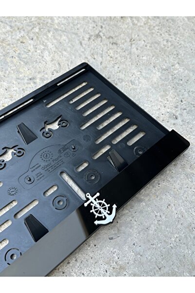 taş pleksi DENİZCİ ÇAPASI | MOTOR PLAKALIK 3D PARLAK PLEKSİ TÜM MOTOSİKLET MO...