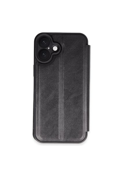 ArkhenX Apple iPhone 16 Plus Case Flip Cover - Black