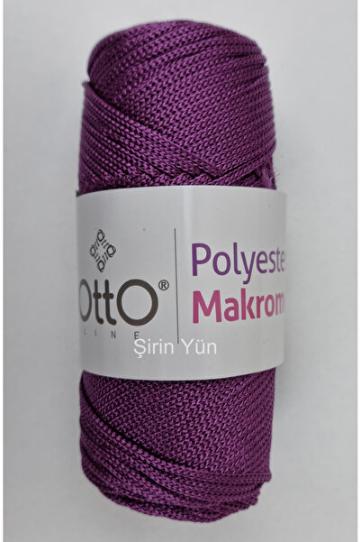 Otto %100 Polyester Örgü İpi - Çanta ve Makrome İpi - Mürdüm