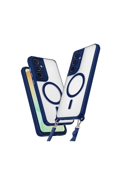 Generic Brand Samsung Galaxy S25 Plus Case Enka Magsafe Silicone Case - Navy ...