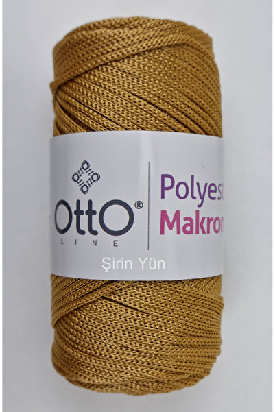 Otto %100 Polyester Örgü İpi - Çanta ve Makrome İpi - Karamel
