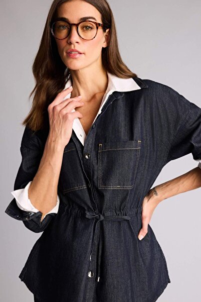 DeFacto Πουκάμισο - Μπλε - Casual