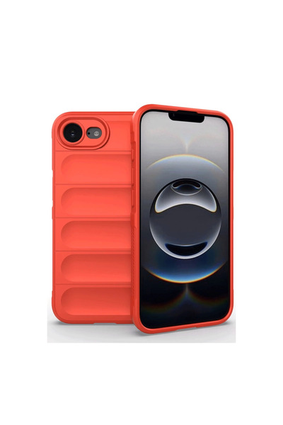Generic Brand Apple iPhone 16E Case Optimum Silicone - Red