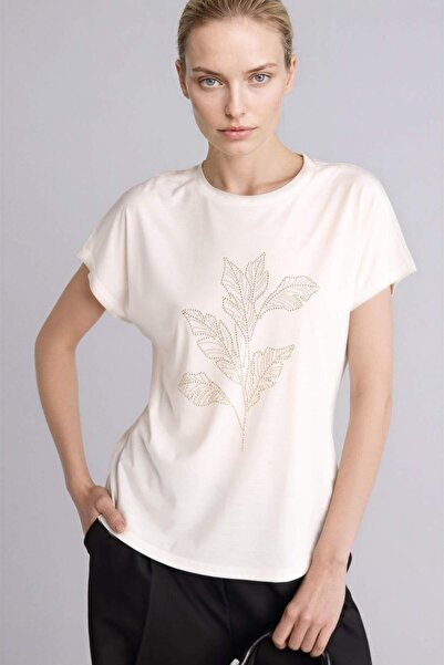 DeFacto T-Shirt - Εκρού - Δεν προσδιορίζεται