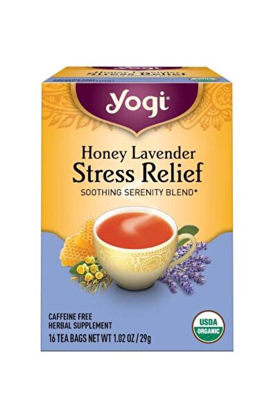 Yogi Tea Organic Stress Relief Honey Lavender