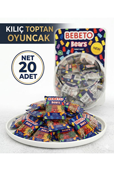 KILIÇ Mini Jelibon 20 Pieces Teddy Bear Jelibon