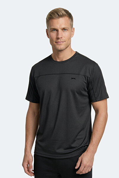 Slazenger Αθλητικό T-Shirt - Γκρι - Κανονική εφαρμογή