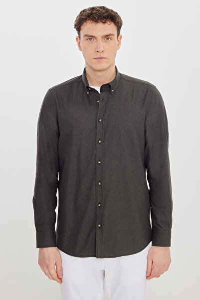 ALTINYILDIZ CLASSICS Πουκάμισο - Χακί - Επιχείρηση