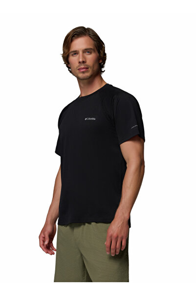 Columbia AO0944 ALPINE CHILL PRO SS CREW Siyah O Yaka Normal Düz Erkek T-Shirt