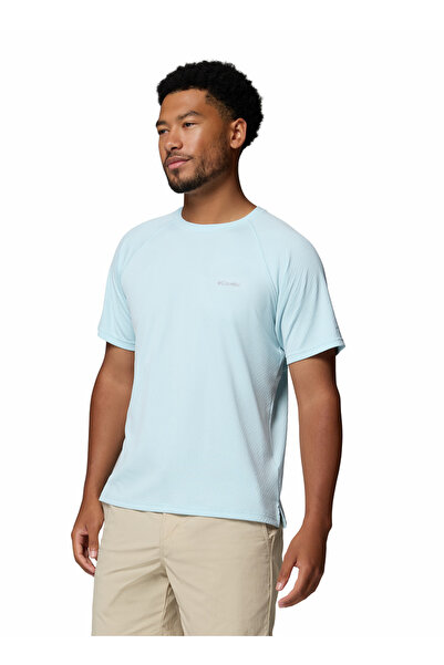 Columbia AO0944 ALPINE CHILL PRO SS CREW Mavi O Yaka Normal Düz Erkek T-Shirt
