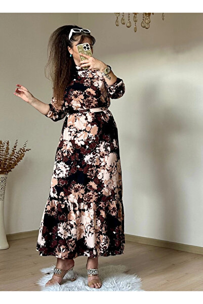 AZRA BUTİK Φόρεμα plus size - Μαύρο - Γοργόνα