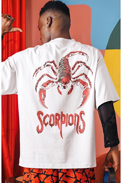 SEVBANO Scorpions rok metal muzički bend, majica sa leđnim printom, unisex, v...