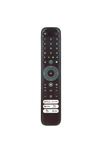 Genel Markalar Tcl RC833 GUB1 İle Uyumlu Mikrofonlu Smart Tv Kumanda