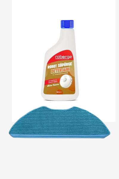 Roborge HomeRun 2100 Series Robot Vacuum Cleaner Mop Cloth + Απορρυπαντικό γι...