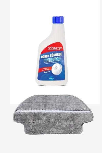 Roborge Karcher RCV 3 Ρομποτική ηλεκτρική σκούπα Πανί σφουγγαρίσματος + Απορρ...