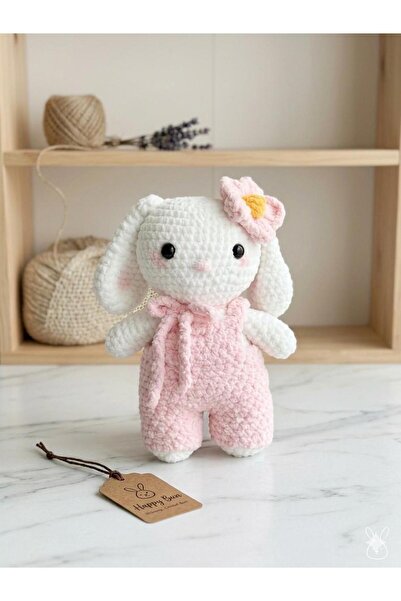 PUFFY'S TOYS El Örgüsü Kadife Tavşan