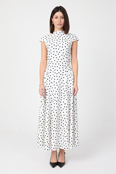 ABOUT US Φόρεμα - Λευκό - Μακρύ