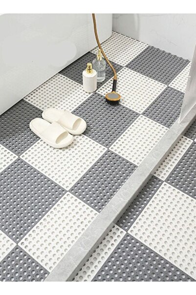 Arabest 12-Pack Interlocking Non-Slip Drainage Floor Tiles,30 X 30 cm Soft PV...