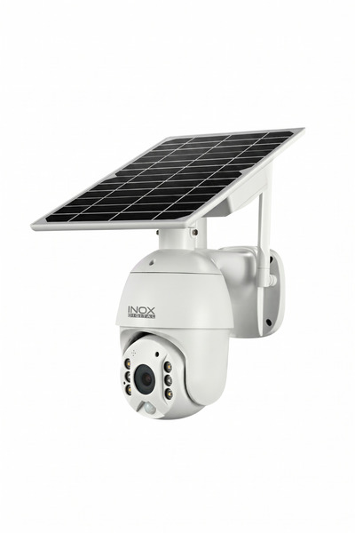 inoxdigital INOX 216 3MP 4G Sim Kartlı Güneş Panelli Solar PTZ Kamera Su Geçi...