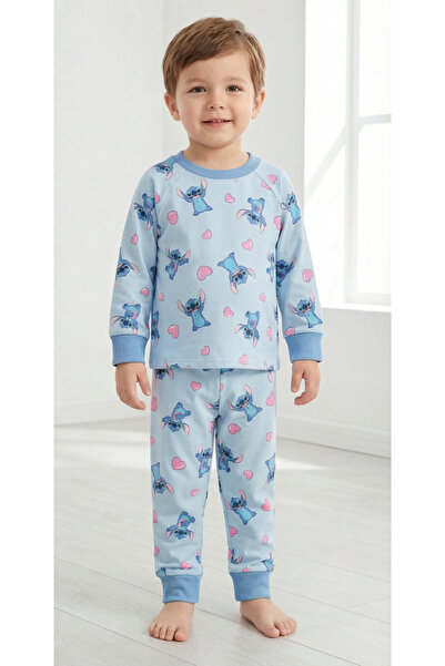 HLM Collective stitch desenli erkek çocuk pijama takımı