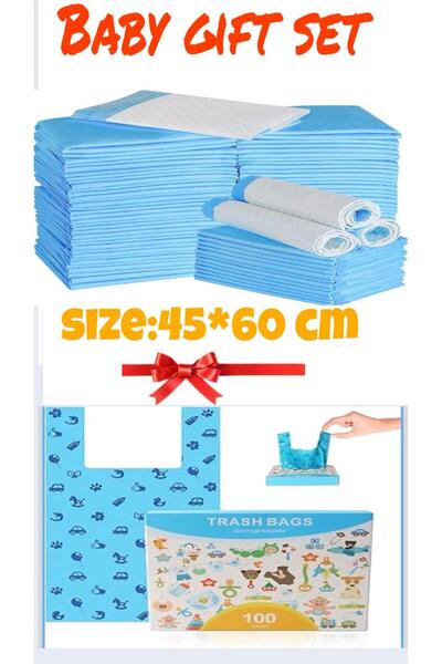 Generic Baby Gift 2in1 50 Pcs Medium Disposable Changing Pad,100 Count Diaper...