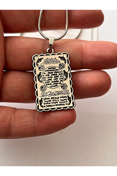 Açıkmeşe Ev Yaşam Ürünleri Hilyei Sheriff and His Virtues Steel Necklace