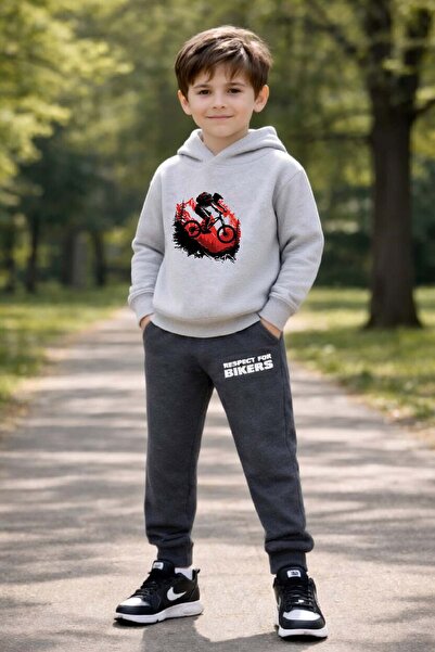 aytok tekstil Χειμερινό σετ φόρμας για κορίτσια και αγόρια 5-6 ετών, Ποδηλασί...