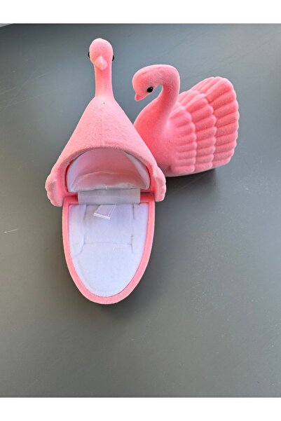 shop PEMBE KUĞULU YÜZÜK KUTUSU