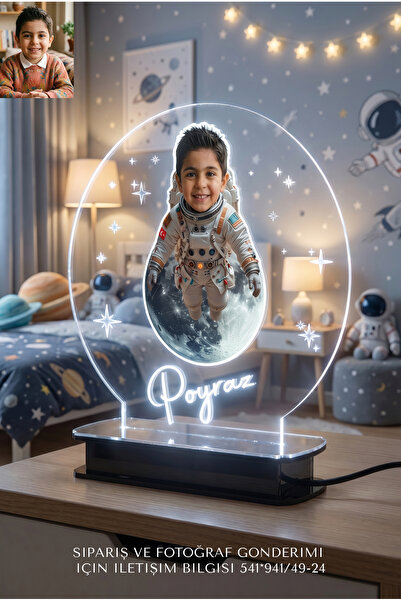 Lotus Digital Fotoğrafını Gönder, Astronotun Hazır! Kişiye Özel Astronot Çocu...