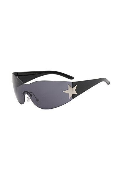 Choice GRAY New Women's Rimless Star Decoration Integrated Y2K Hot Girl Style...