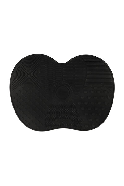choice2 black 1Pc Silicone -Shaped Makeup Brush Cleaner Pad With Suction Cup ...