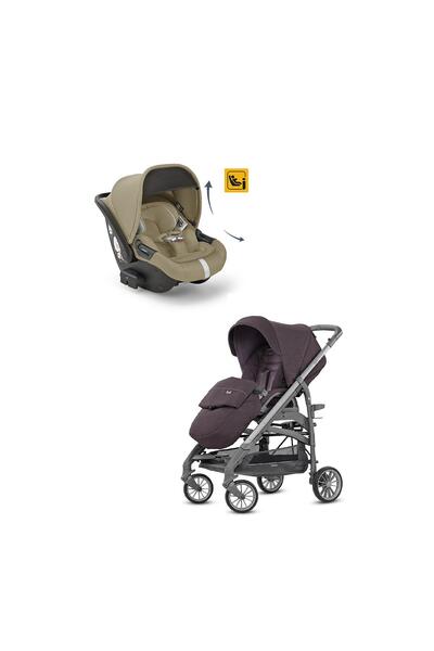Inglesina Trilogy Tek El Katlanır Bebek Arabası + Darwin Recline Yatabilen An...