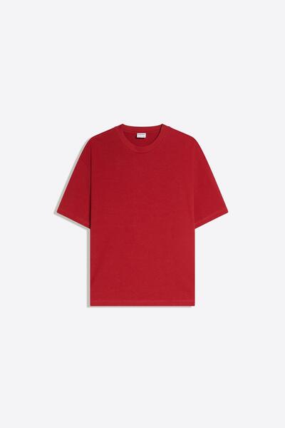 Bershka Kısa kollu boxy fit tişört