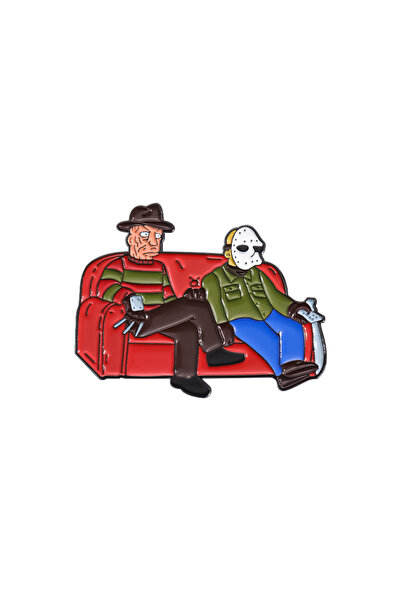 Choice3 Pink QHXZ2452 Thriller Movie Enamel Pins Terror Friday Mystery Killer...