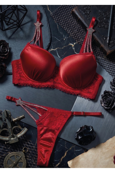 chiara grazia ΣΕΤ ΣΟΥΤΙΕΝ ΜΕ ΚΟΚΚΙΝΗ ΠΕΤΡΑ ΚΑΙ ΜΙΣΗ ΣΤΗΡΙΞΗ