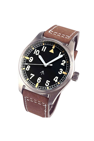 Choice22 glass(visible) back black-2 No Logo 39mm Pilot Aviator Diving Watche...