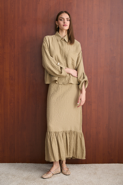 Melike Tatar Σετ με hijab - Πράσινο - Δεν προσδιορίζεται