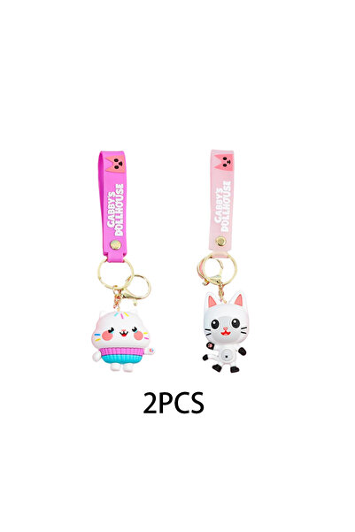 Choice13 MINISO KC3521 KC3525 Gabby's Dollhouse Keychain 3D Doll Pendant Hand...