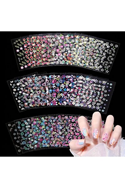 Choice caihua 30 pcs 30pcs (Choose Quantity) Glossy Nail Stickers - Self-Adhe...