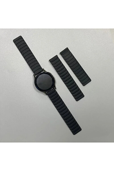 Choice1 1PCS 20MM black 20/22mm Magnetic Strap For Huami BIP 6 5 UNITY Silico...