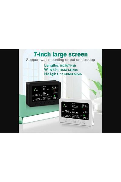 Nanovator PT02 Polen Monitor Calitate Aer Senzor Polen CO2 PM2.5 Zgomot
