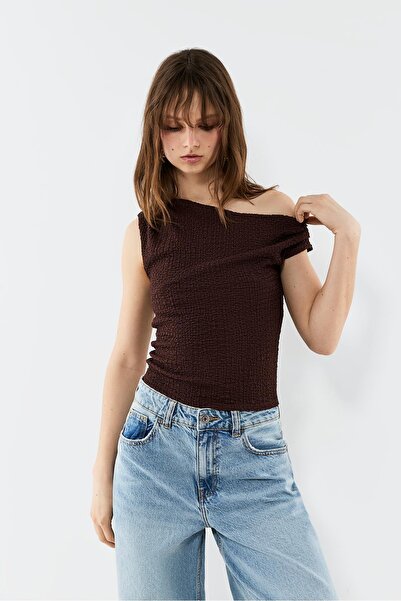 LEFTIES Asimetrik dokulu top