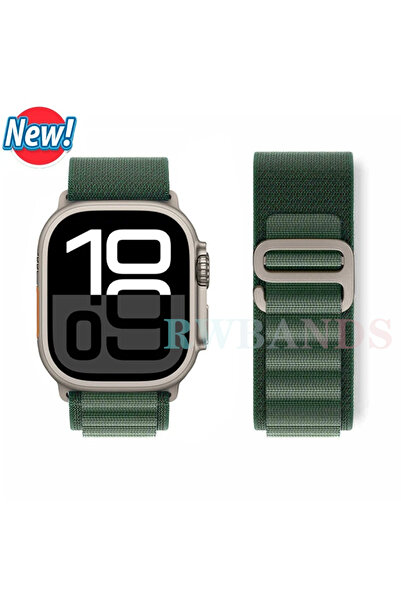 Choice8 44 45 49 S10-11-46MM dark green Alpine Loop Strap for Watch Ultra 3 B...