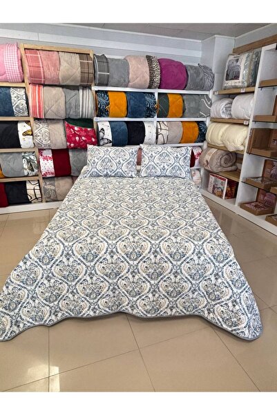 Sudemhome Σετ διπλού καλύμματος - Μπλε - Ριγέ