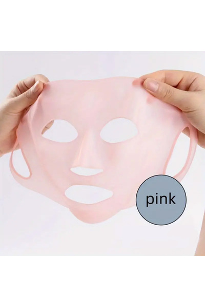 Choice A0334-Pink قناع سيليكون بالجملة لتغذية البشرة - غطاء قناع سيليكون قابل...