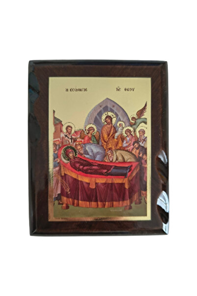OEMS Βυζαντινή εικόνα, Άνοδος της Παναγίας, 10x12εκ.